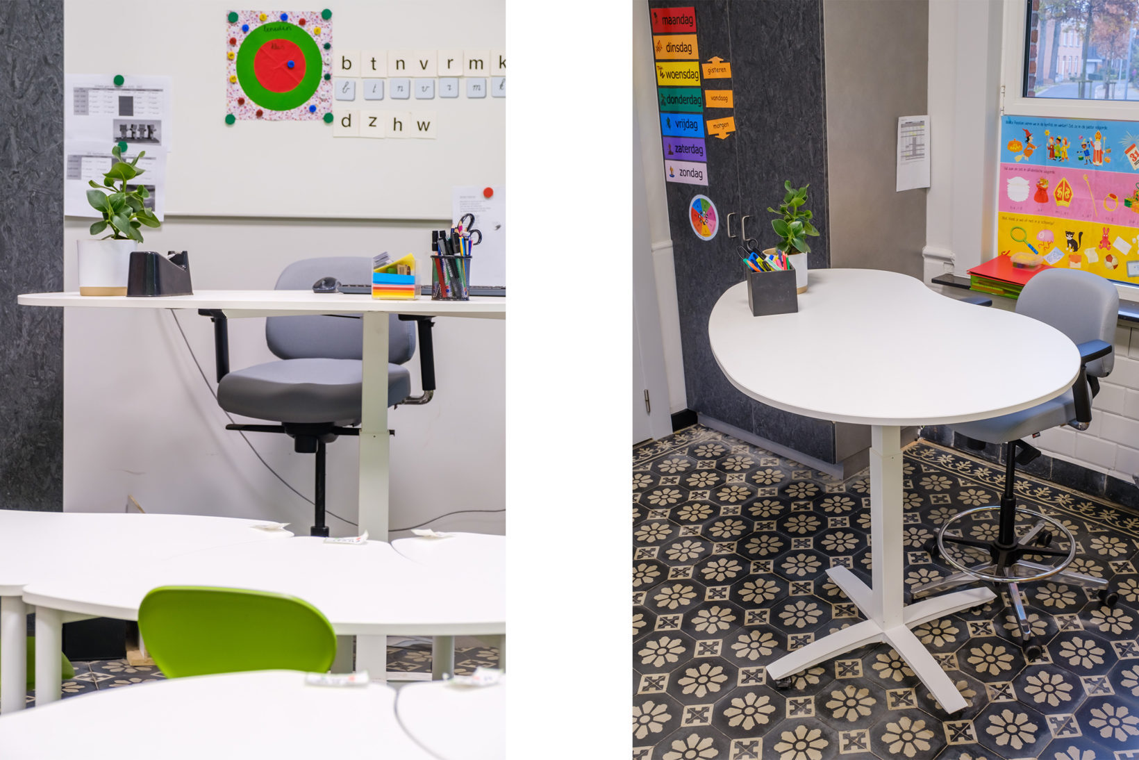 Klas inrichting leerkrachtbureau