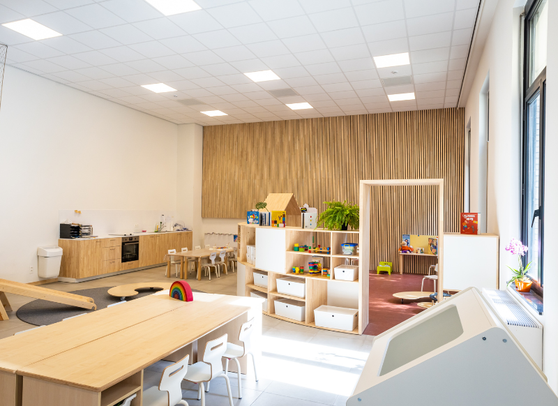 Kleuterklas open inrichting