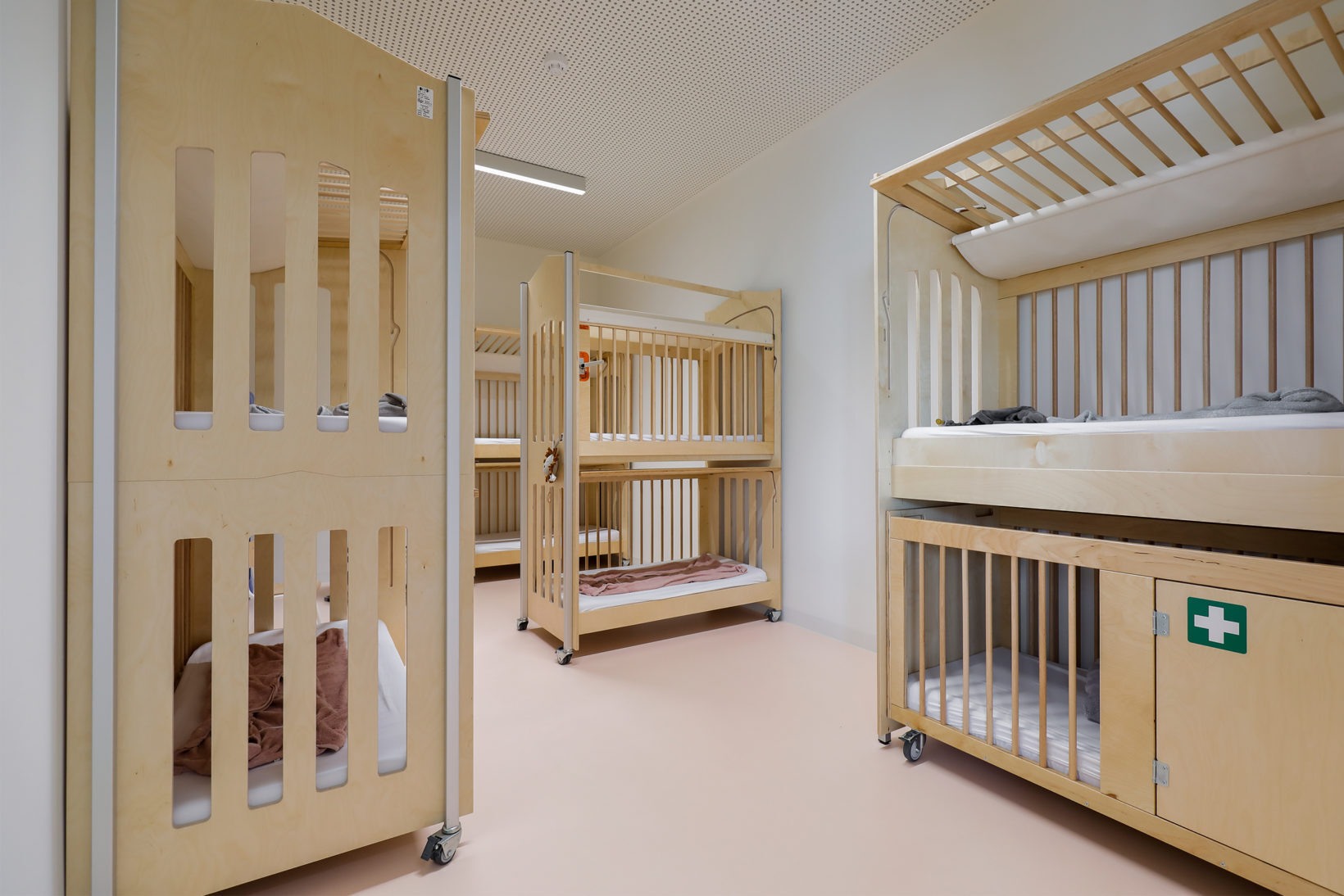 Kinderdagverblijf inrichting slaapruimte