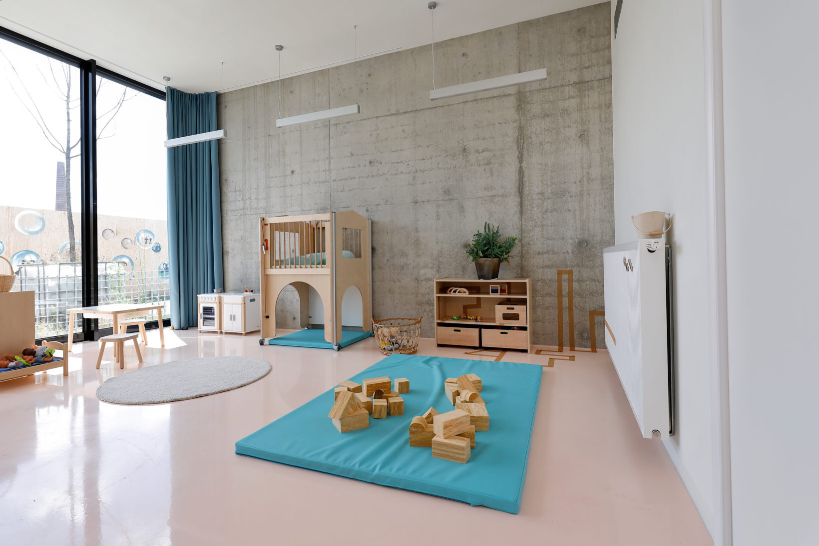 Melopee kinderdagverblijf inrichting speelmat