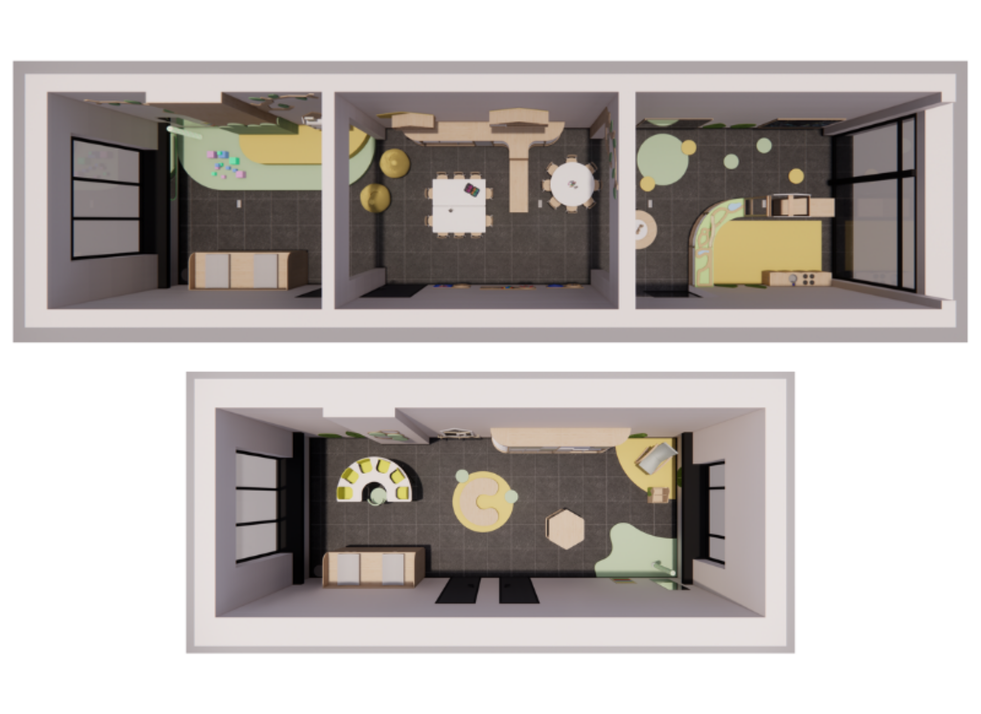 Grondplan babywood kinderdagverblijf