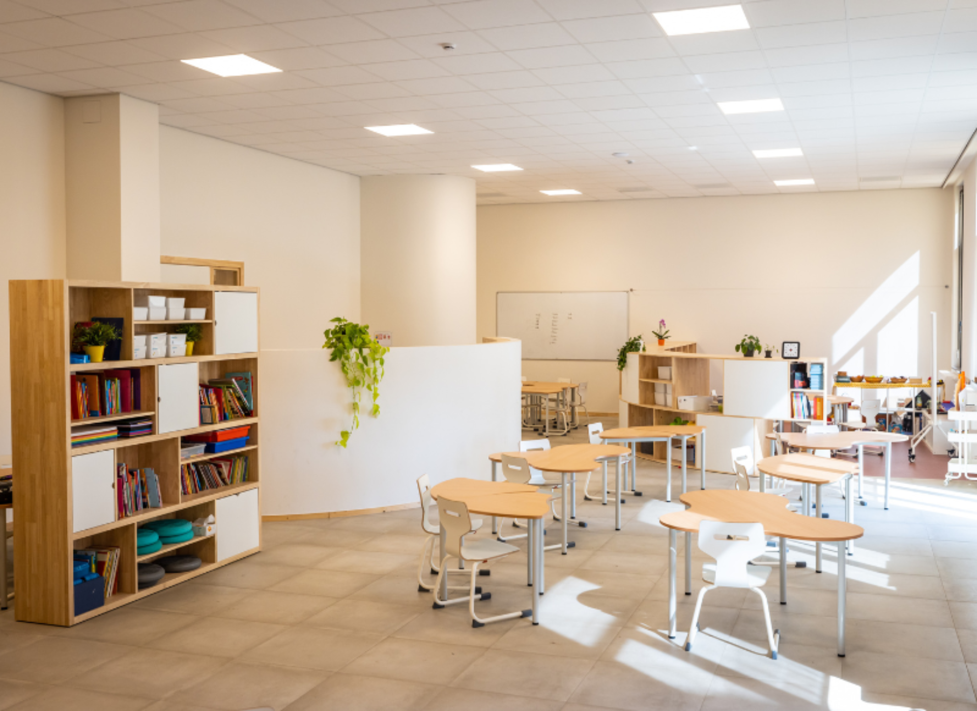 Vonk klas inrichting